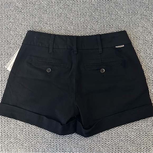 DEAR JOHN HAMPTON MID RISE SHORTS BLACK - Picture 3 of 5